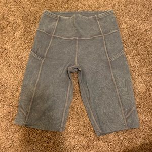 Lululemon Fast & Free Ice Dye Biker Short